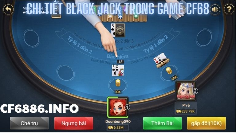 Cách chơi blackjack cf68